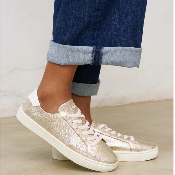 Soludos Classic Ibiza Sneaker Platinum - Picture 2 of 6
